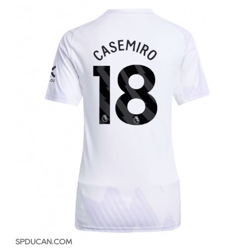 Zenski Nogometni Dres Manchester United Casemiro #18 Gostujuci 2025-26 Kratak Rukav